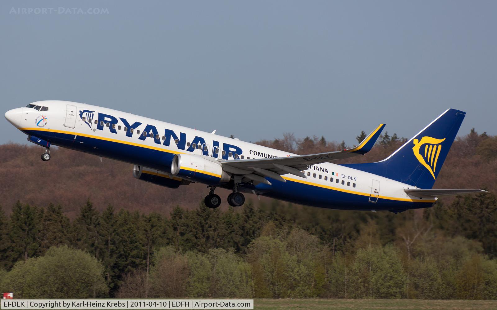 EI-DLK, 2006 Boeing 737-8AS C/N 33592, Ryan Air