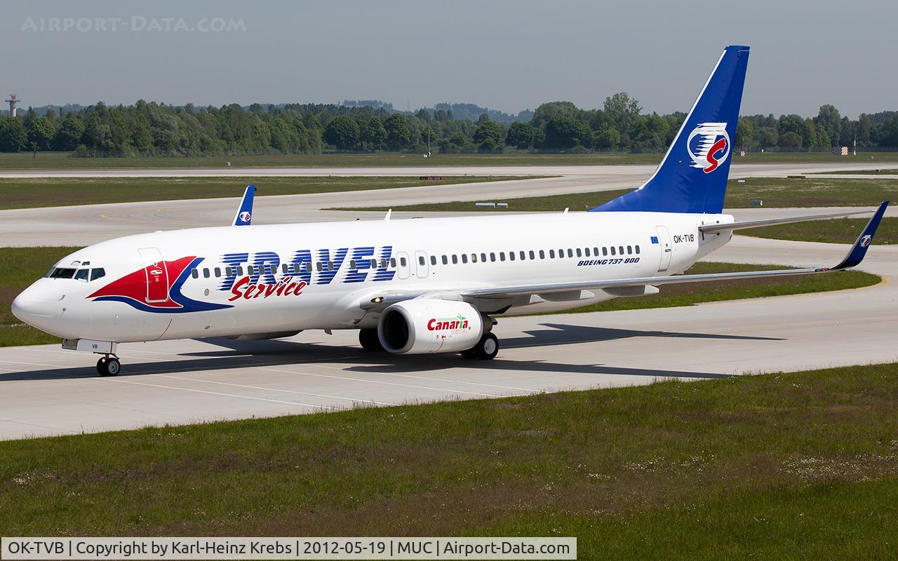 OK-TVB, 2001 Boeing 737-8CX C/N 32362, Travel Service
