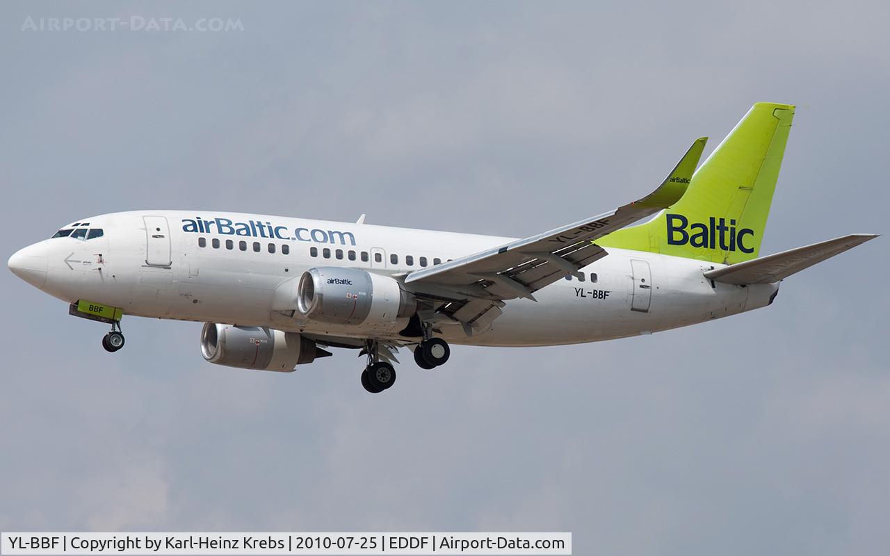 YL-BBF, 1990 Boeing 737-548 C/N 24878, Air Baltic
