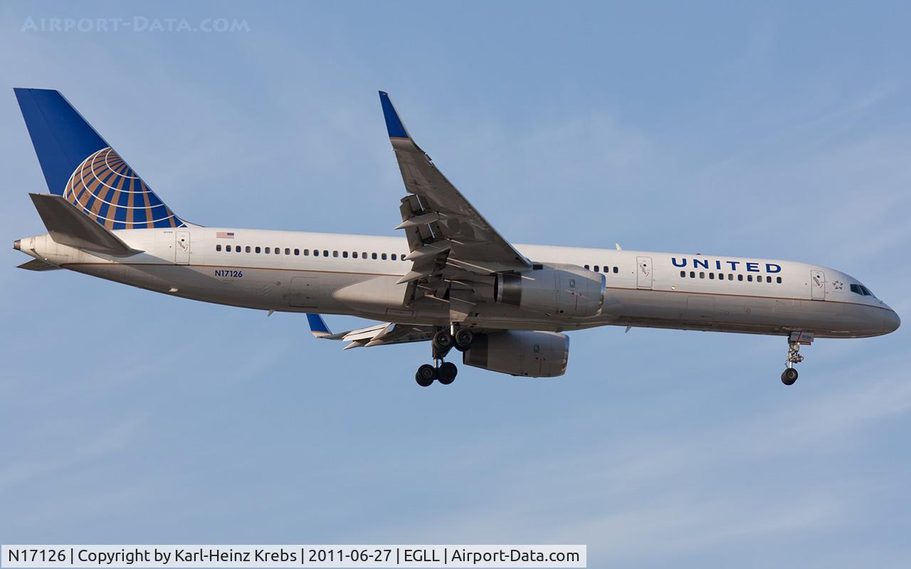 N17126, 1998 Boeing 757-224 C/N 27566, United