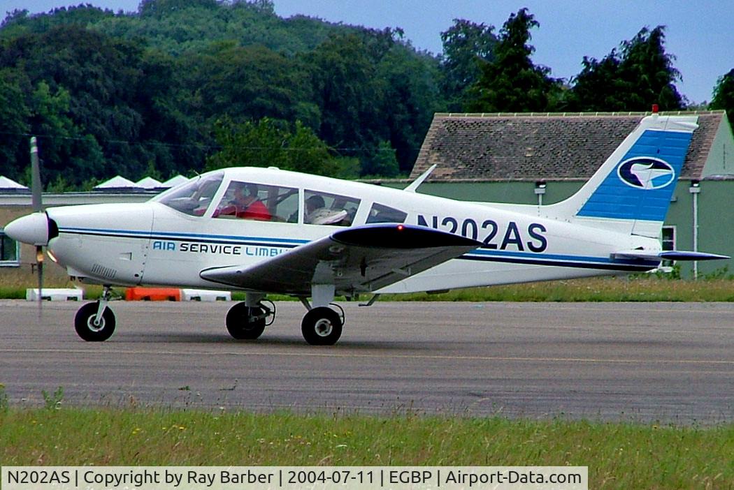 N202AS, 1973 Piper PA-28-180 C/N 287305465, Piper PA-28-180 Cherokee [28-7305465] Kemble~G 11/07/2004