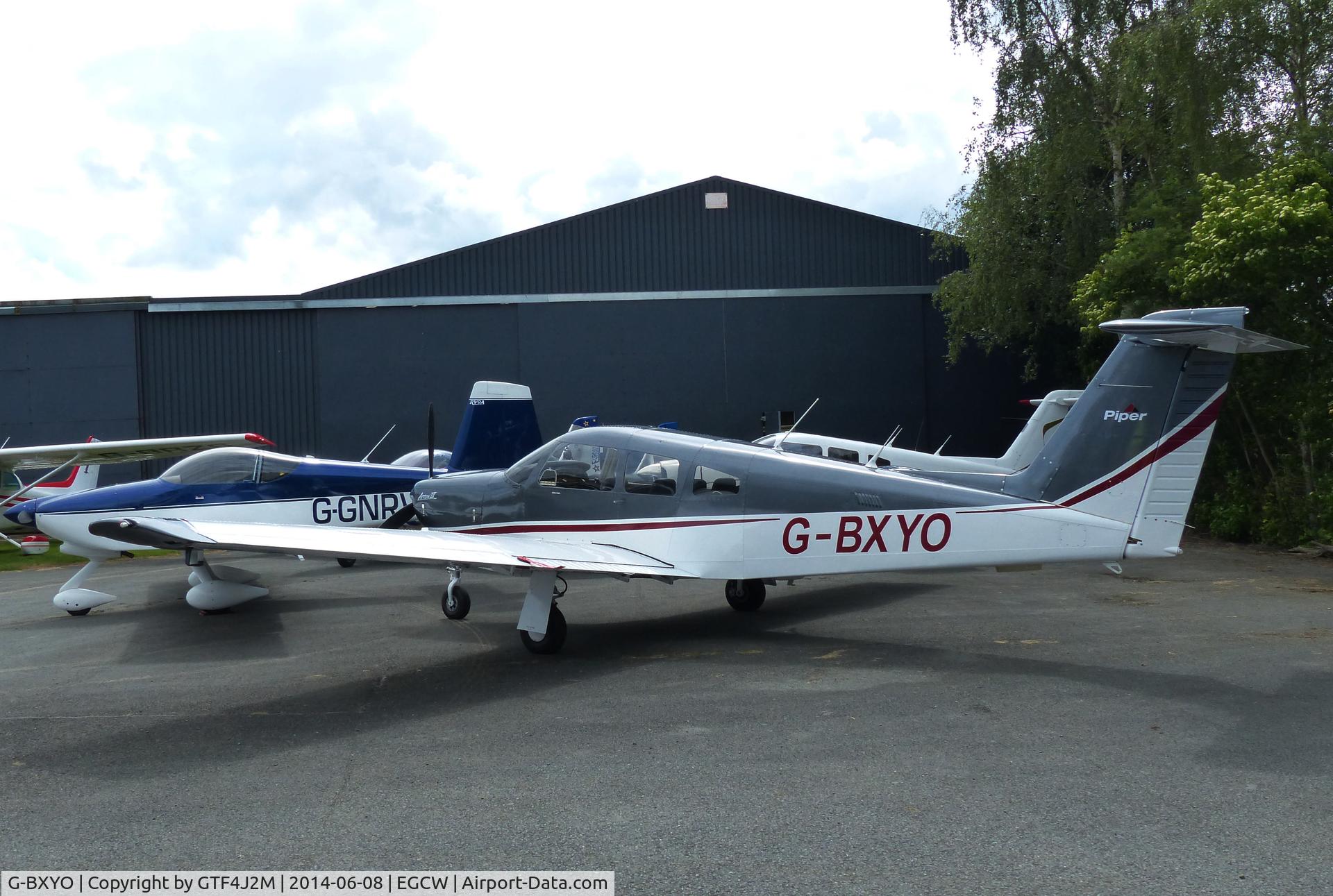 G-BXYO, 1980 Piper PA-28RT-201 Arrow IV C/N 28R-8018046, G-BXYO at Welshpool 8.6.14