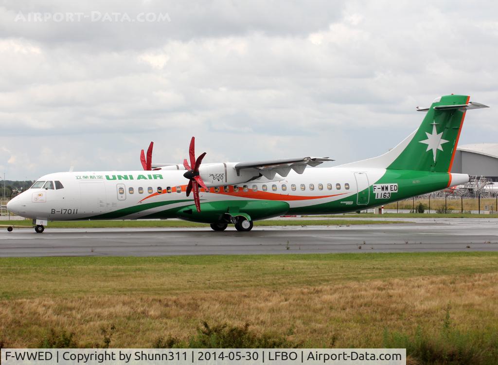 F-WWED, 2014 ATR 72-600 C/N 1163, C/n 1163 - To be B-17011