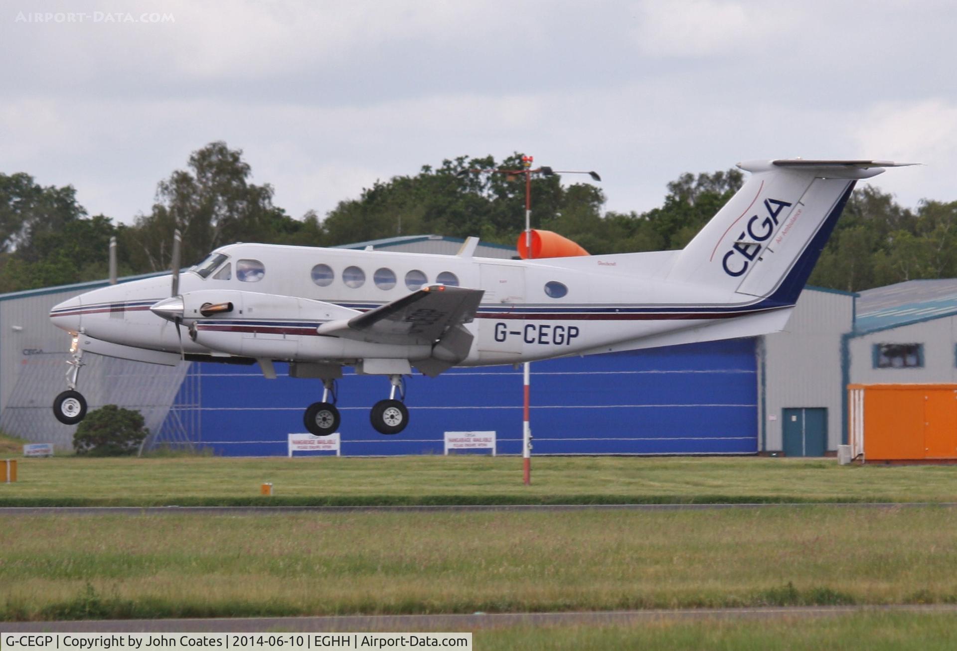 G-CEGP, 1980 Beech 200 Super King Air C/N BB-726, Arriving 26