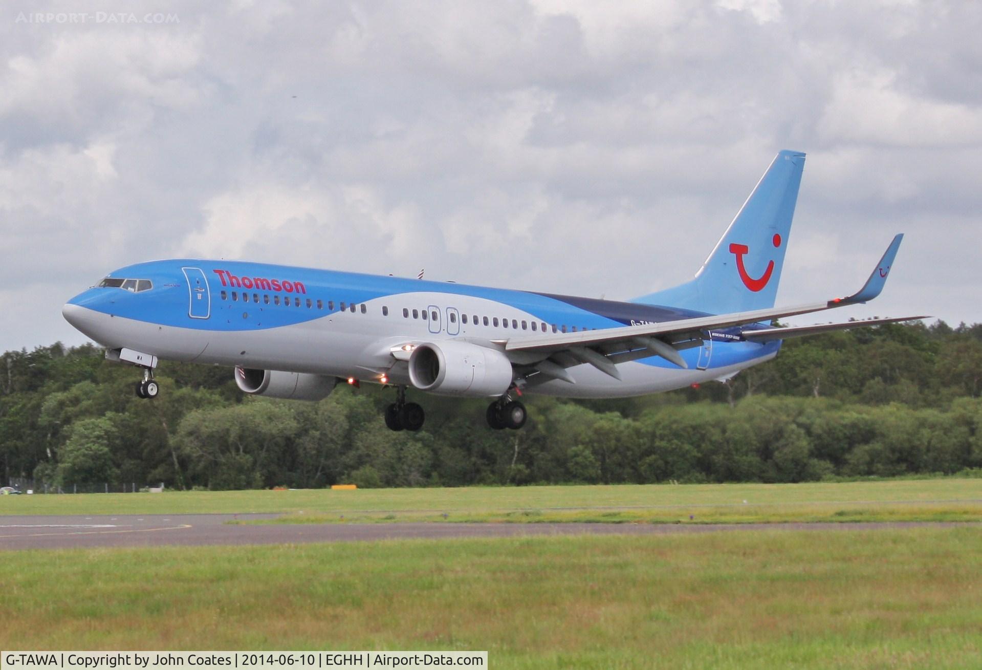 G-TAWA, 2012 Boeing 737-8K5 C/N 37264, Resident returns