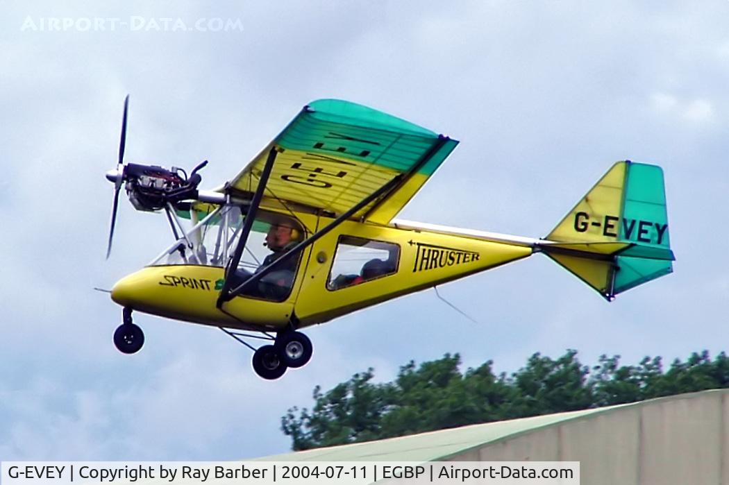 G-EVEY, 2001 Thruster T600N 450 C/N 0121-T600N-057, Thruster Sprint T600N 450JAB [0121-T600N-057] Kemble~G 11/07/2004