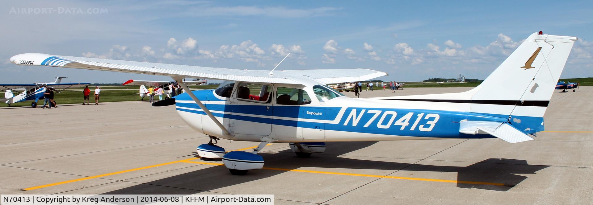 N70413, 1976 Cessna 172M C/N 17267217, 2014 EAA Chapter 1174 Fly-in Breakfast