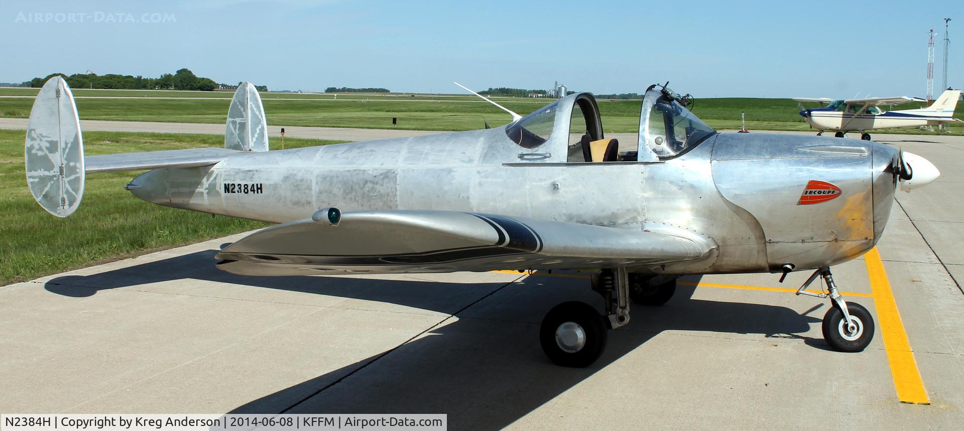 N2384H, 1946 Erco 415C Ercoupe C/N 3009, 2014 EAA Chapter 1174 Fly-in Breakfast