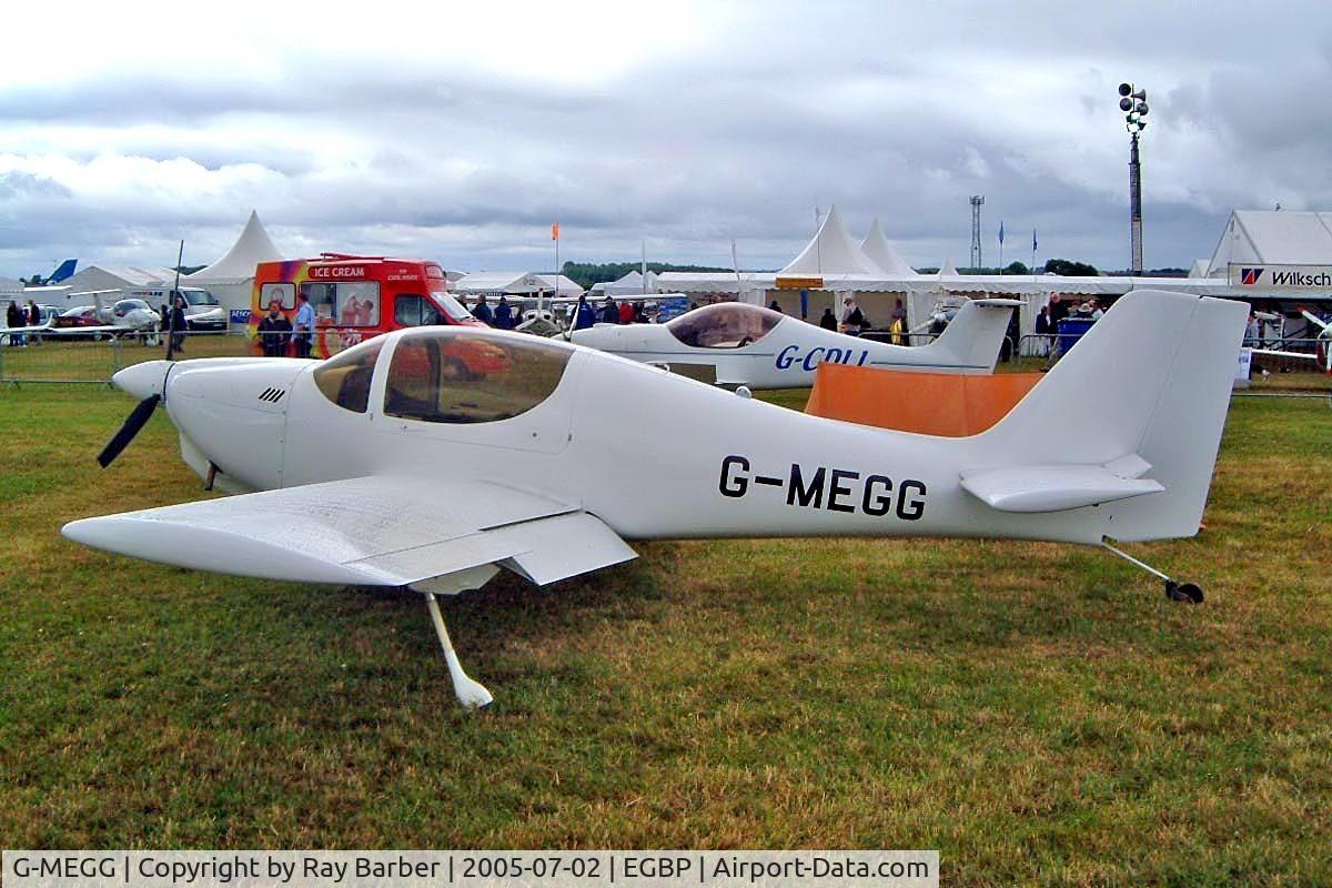 G-MEGG, 2003 Europa XS Monowheel C/N PFA 247-13202, Europa Avn Europa XS [PFA 247-13202] Kemble~G 02/07/2005