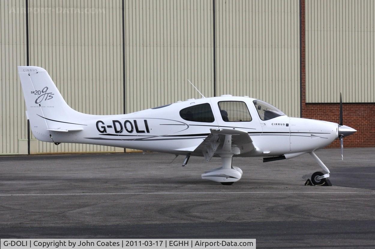 G-DOLI, 2008 Cirrus SR20 G3 GTS C/N 2009, At CSE