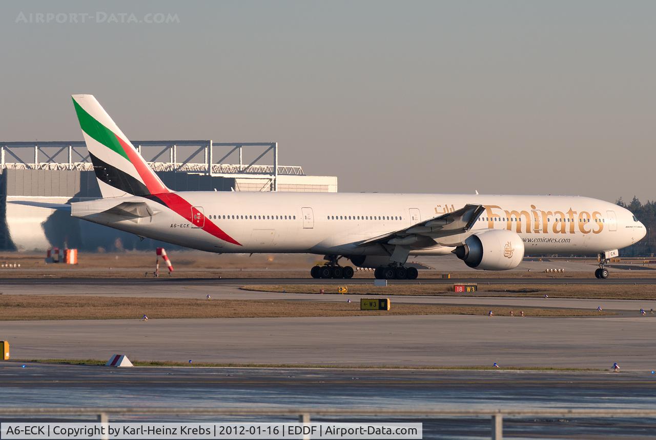 A6-ECK, 2008 Boeing 777-31H/ER C/N 35584, Emirates