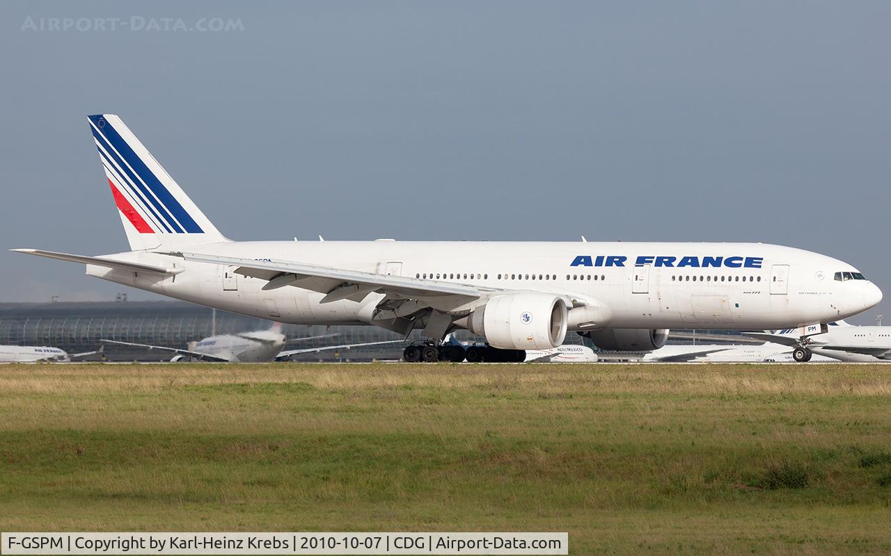 F-GSPM, 2000 Boeing 777-228/ER C/N 30456, Air France