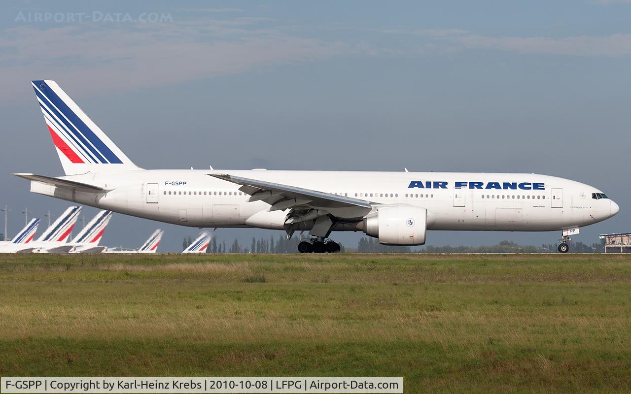 F-GSPP, 2001 Boeing 777-228/ER C/N 30615, Air France