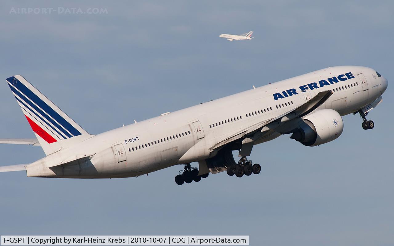 F-GSPT, 2002 Boeing 777-228/ER C/N 32308, Air France