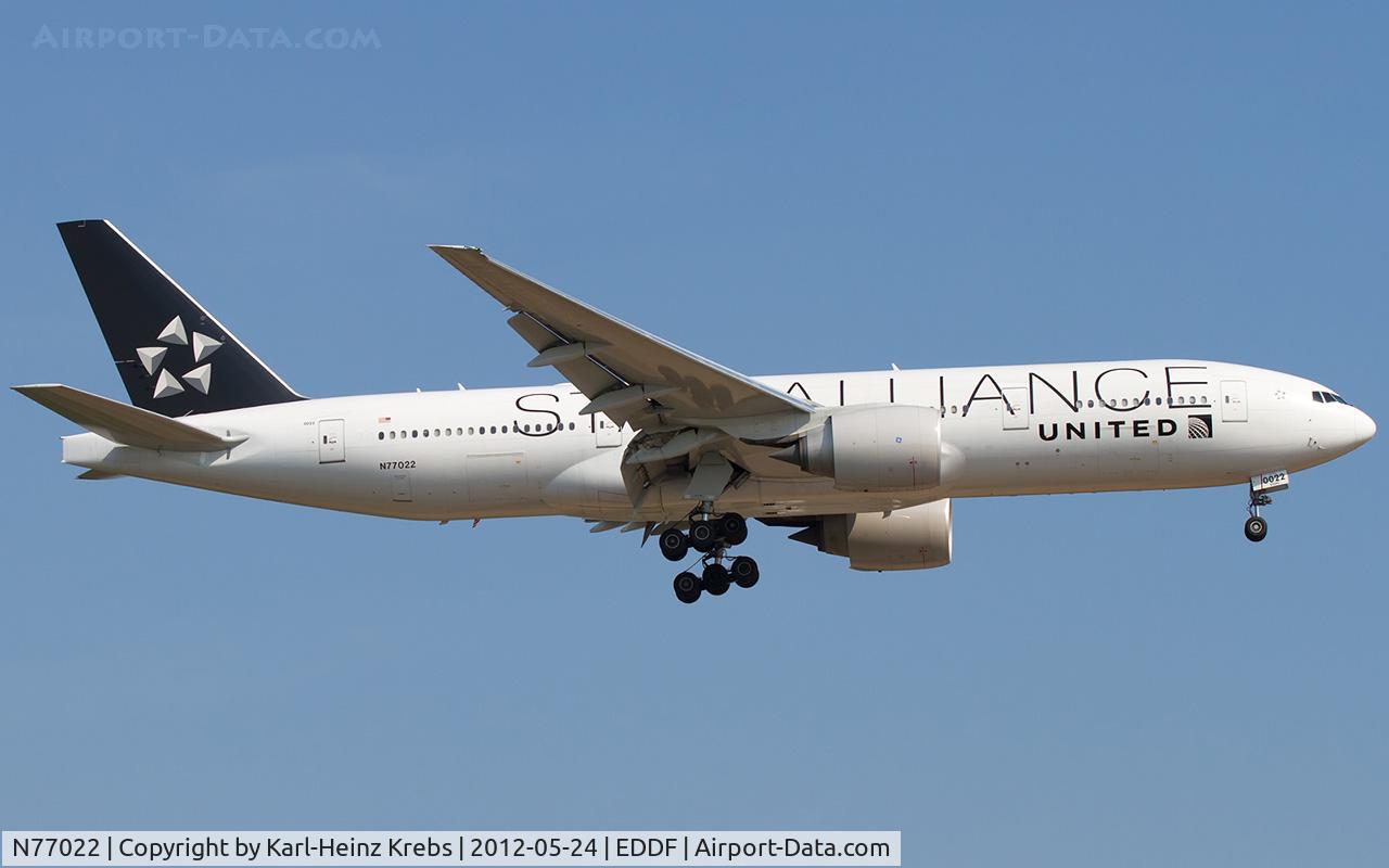 N77022, 2010 Boeing 777-224 C/N 39777, United special color