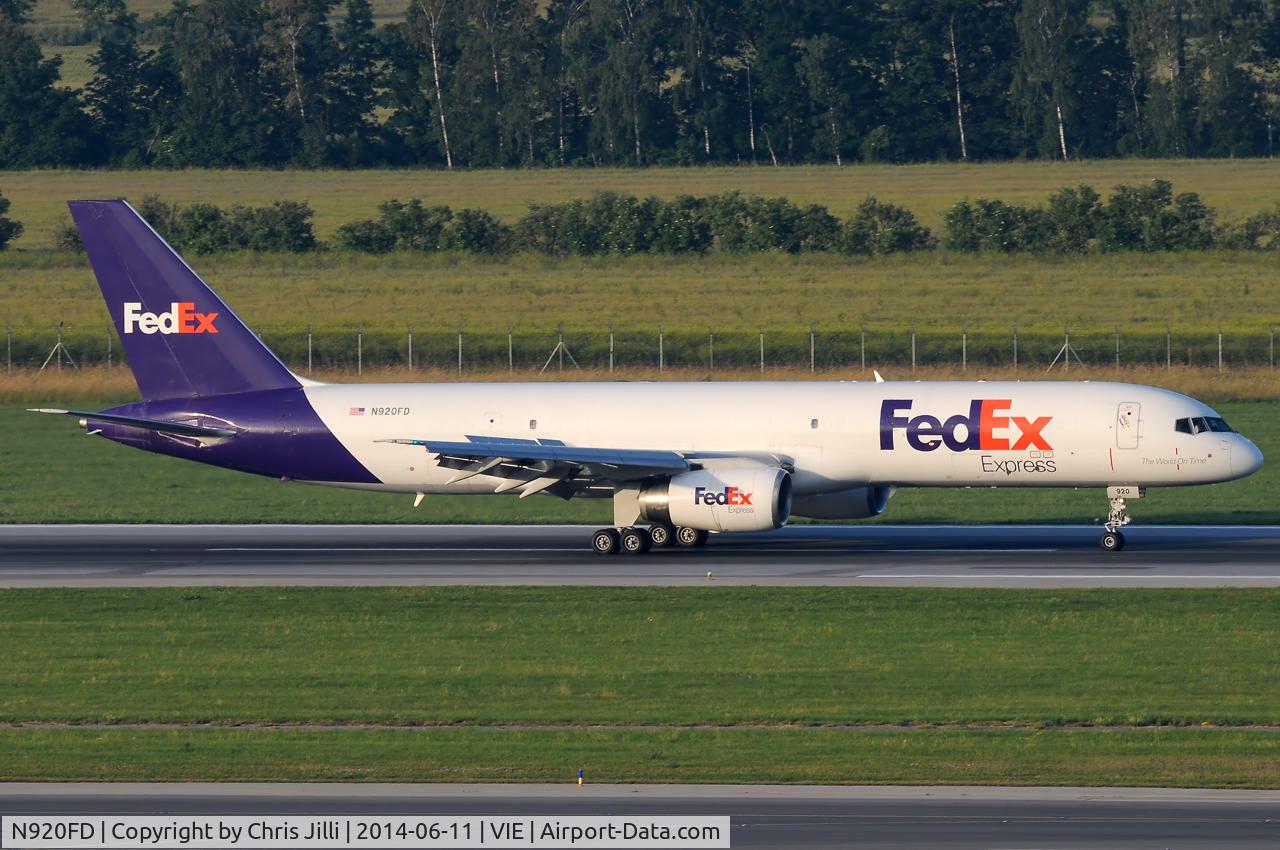 N920FD, 1988 Boeing 757-23A C/N 24289, FedEx Express