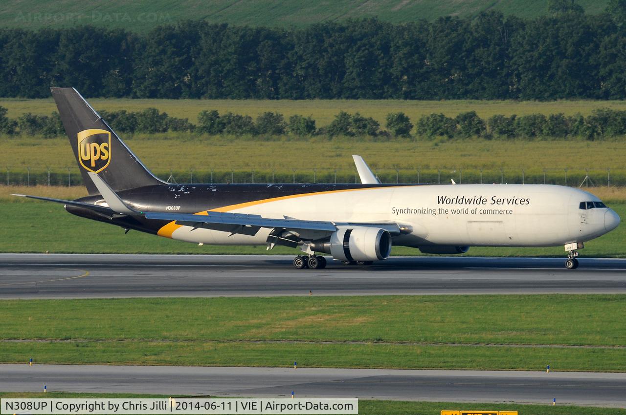 N308UP, 1996 Boeing 767-34AF C/N 27761, UPS - United Parcel Service