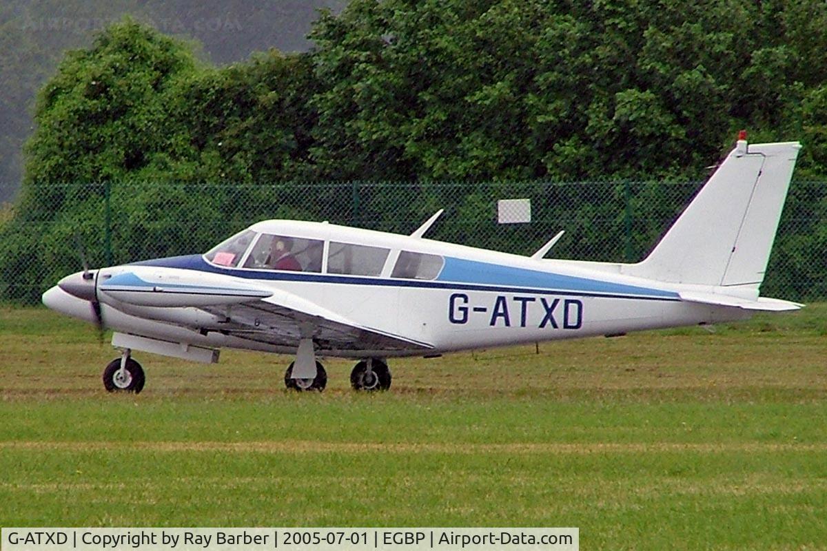 G-ATXD, 1966 Piper PA-30-160 B Twin Comanche C/N 30-1166, Piper PA-30-160 Twin Commanche B [30-1166] Kemble~G 01/07/2005