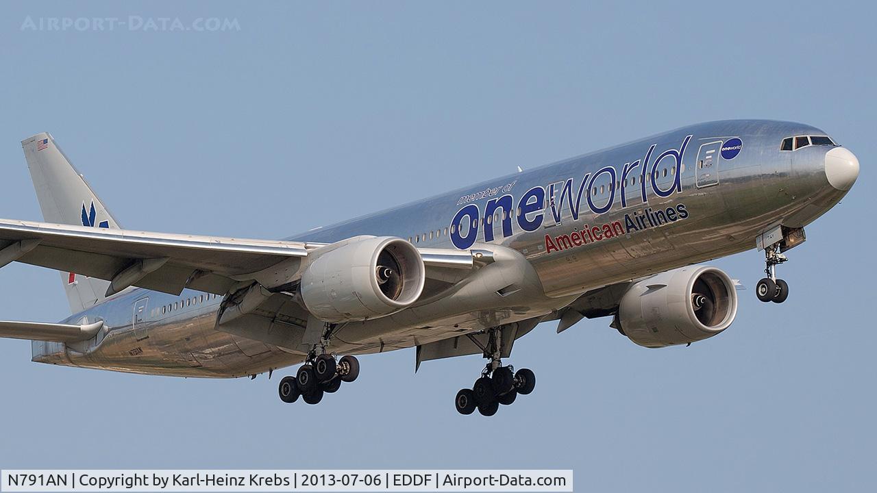 N791AN, 2000 Boeing 777-223/ER C/N 30254, American Airlines special color