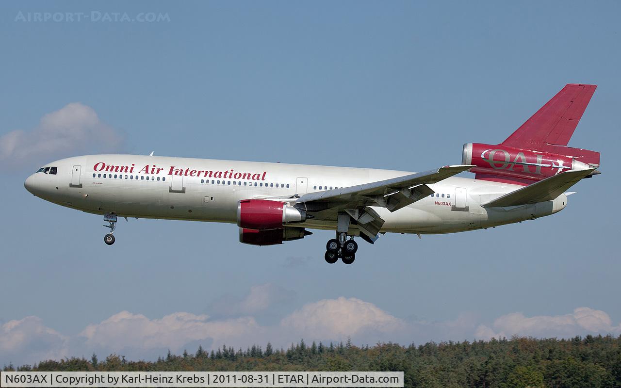 N603AX, 1987 McDonnell Douglas DC-10-30 C/N 48267, Omni Air International