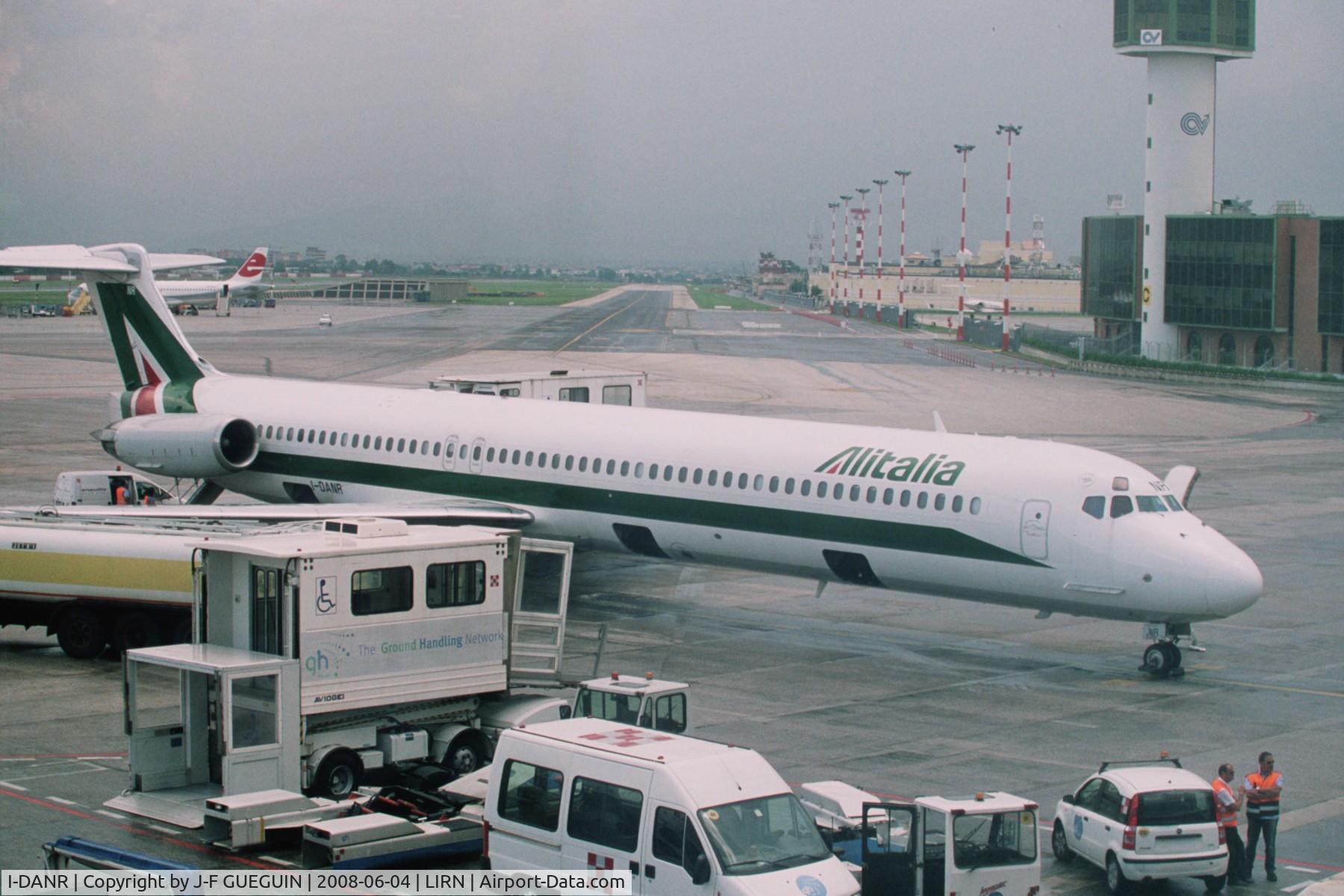 I-DANR, 1992 McDonnell Douglas MD-82 (DC-9-82) C/N 53203, I-DANR at Naples-Capodichino airport.