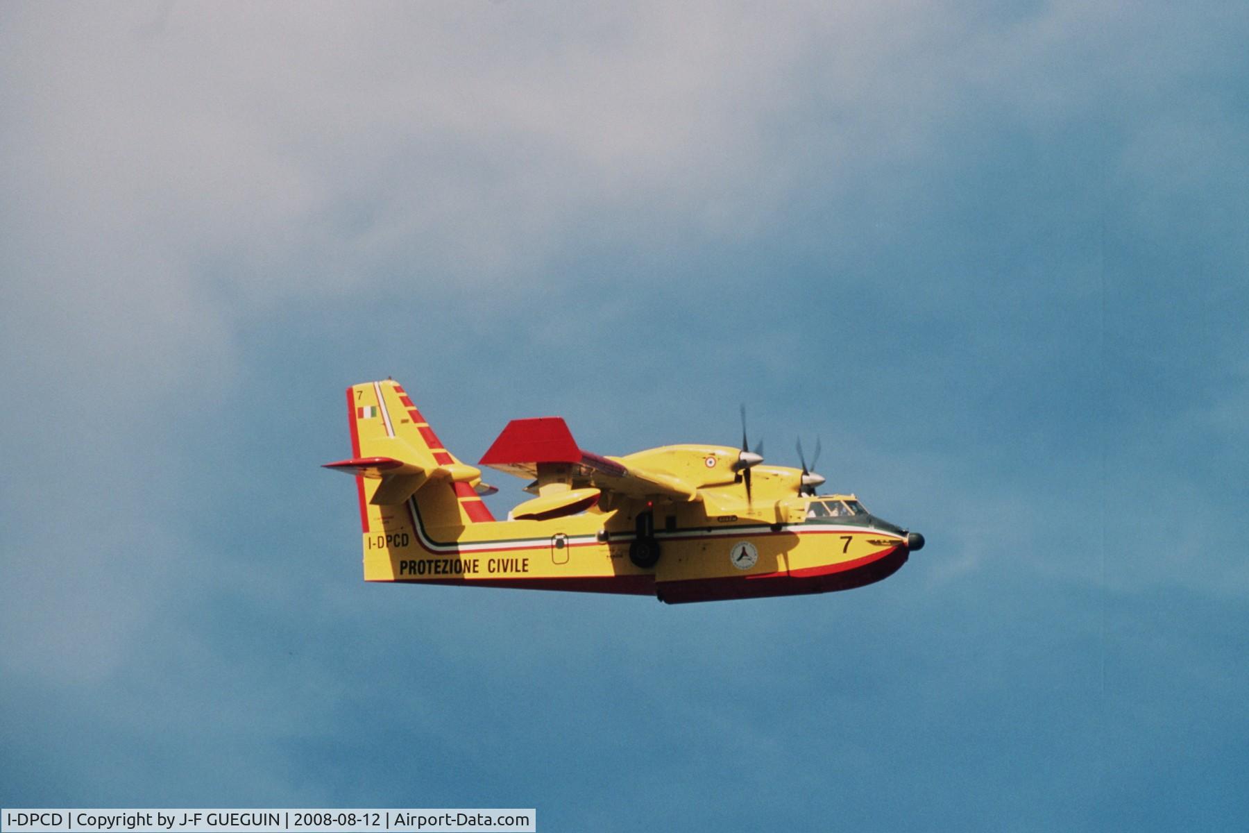 I-DPCD, 1994 Canadair CL-215-6B11 CL-415 C/N 2003, I-DPCD in action over Formia (Italy).