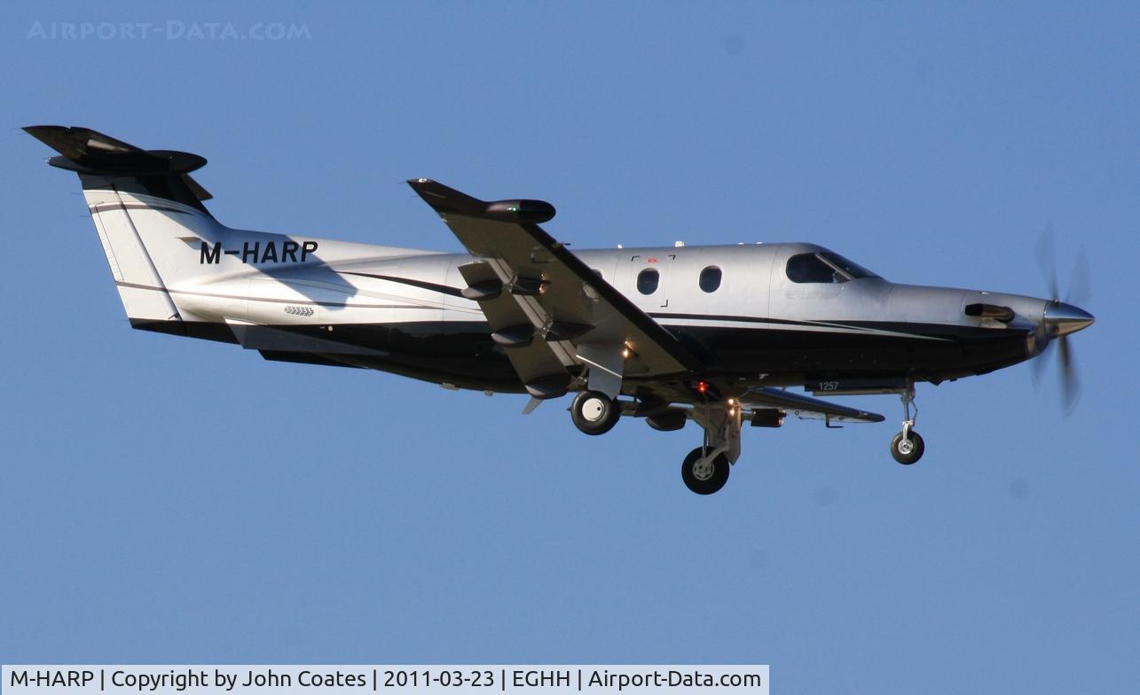 M-HARP, 2011 Pilatus PC-12/47E C/N 1257, Arriving