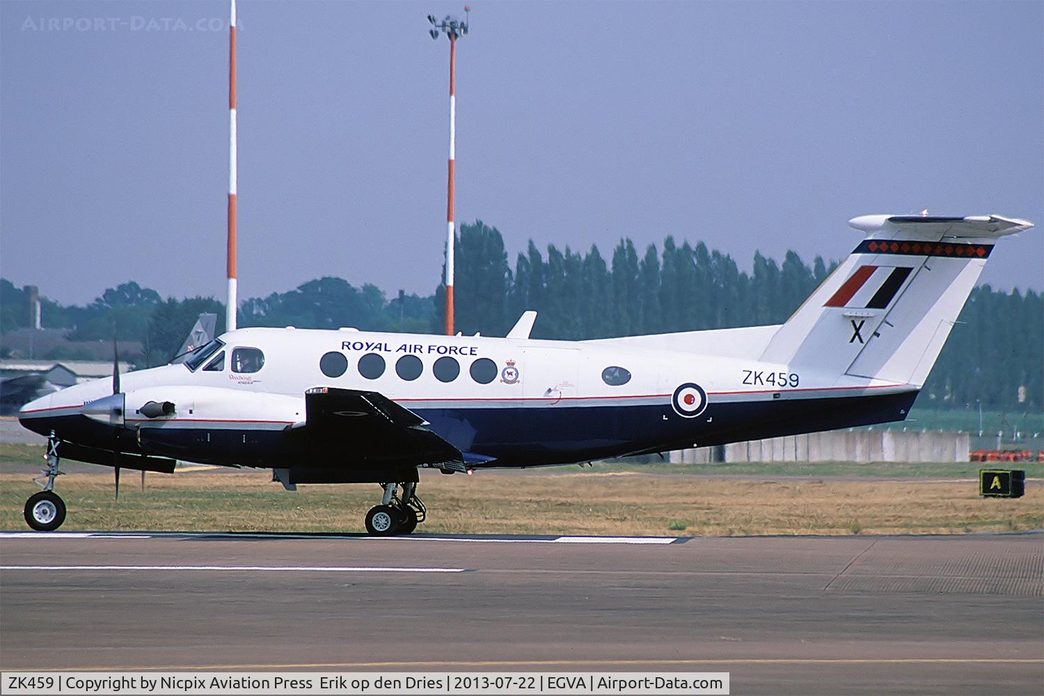 ZK459, 2007 Hawker Beechcraft B200GT King Air C/N BY-36, ZK459 attended the RIAT-2014 at RAF Fairford, UK.