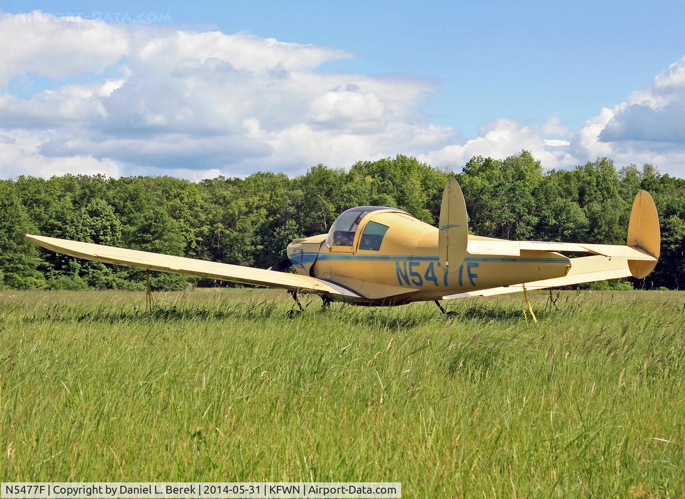 N5477F, 1968 Mooney A-2A C/N B-274, Interesting oldie at Sussex Airport.