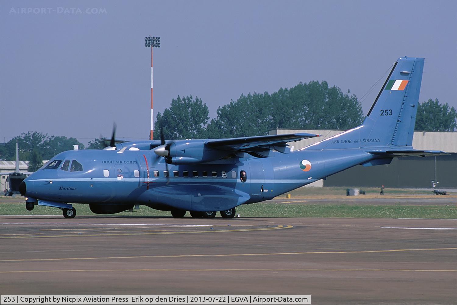 253, Airtech CN-235-100M C/N C094, Irish AF CN-235-100M 253 attended the RIAT-2013