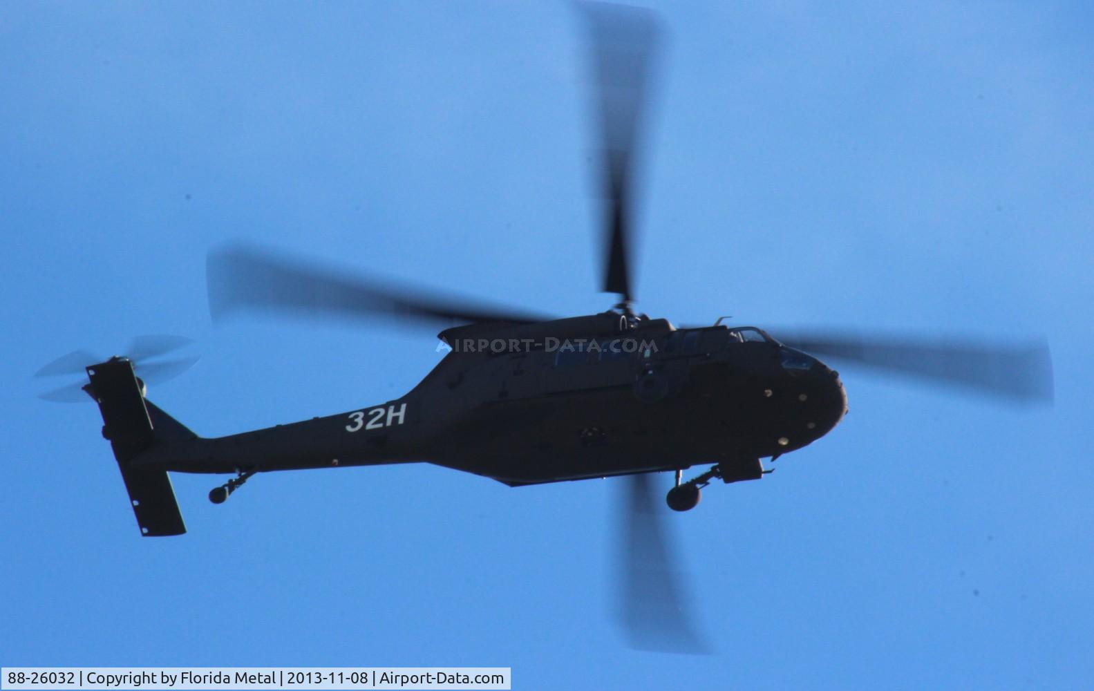 88-26032, 1988 Sikorsky UH-60A Black Hawk C/N 701242, UH-60A Blackhawk flying over Daleville AL