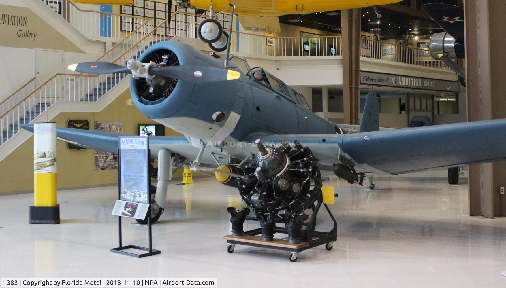 1383, 1938 Vought SB2U-1 Vindicator C/N Not found 1383, SB2U-1 Vindicator