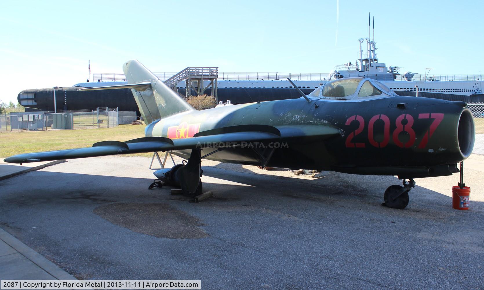2087, Mikoyan-Gurevich MiG-17 C/N Not found 2087, Mig-17 at Battleship Alabama Museum