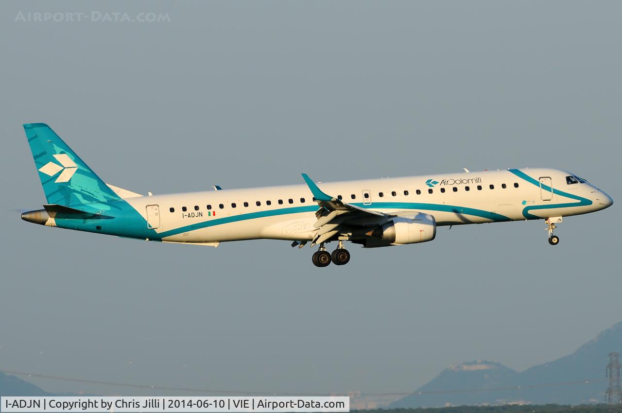 I-ADJN, 2009 Embraer 195LR (ERJ-190-200LR) C/N 19000270, Air Dolomiti