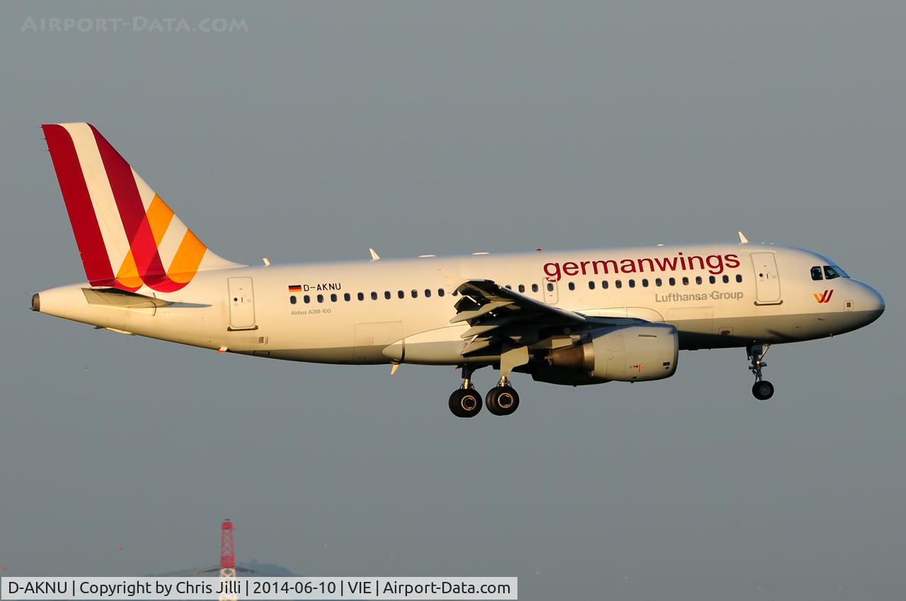 D-AKNU, 2005 Airbus A319-112 C/N 2628, Germanwings