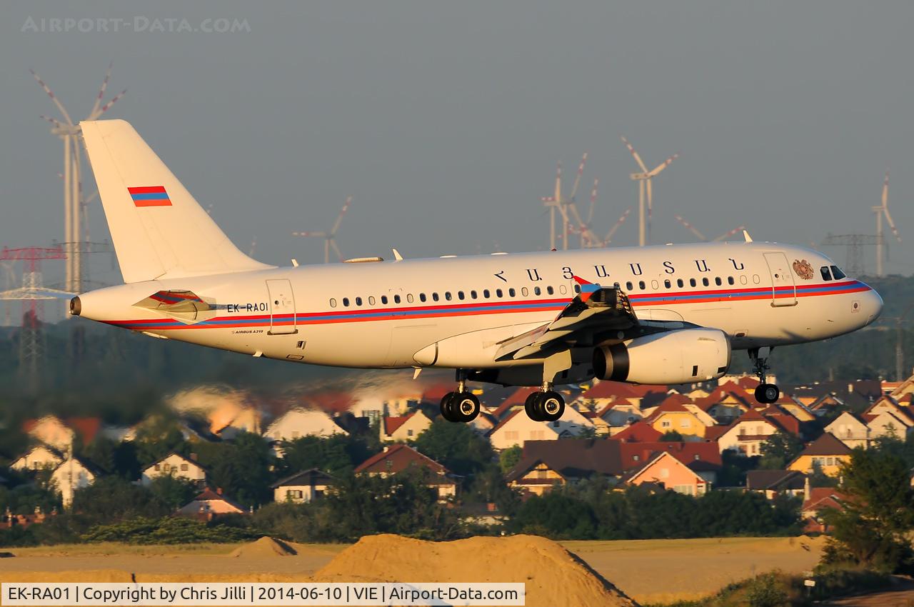 EK-RA01, 1998 Airbus A319-132 C/N 0913, Armenia Goverment - Armavia