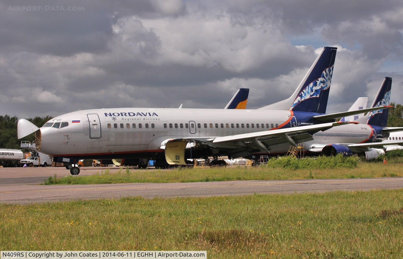 N409RS, 1990 Boeing 737-59D C/N 25038, Future is looking stormy