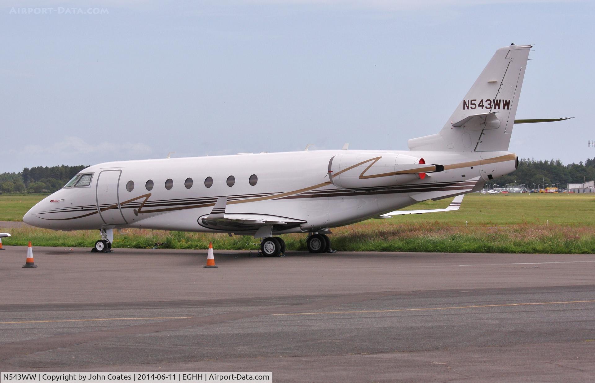 N543WW, 2008 Israel Aerospace Industries Gulfstream 200 C/N 213, At Sigs