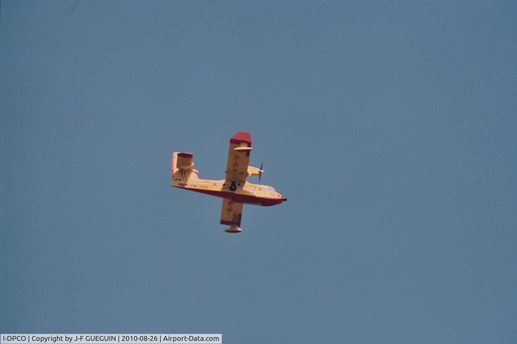 I-DPCO, 2007 Canadair CL-215-6B11 CL-415 C/N 2009, I-DPCO in action over Formia (Italy).