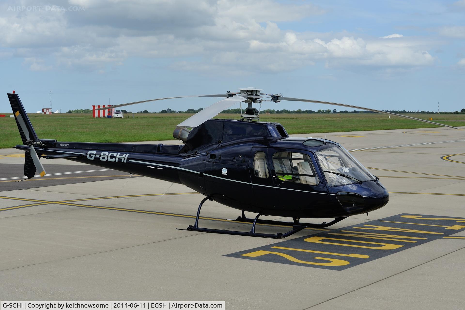 G-SCHI, 2000 Eurocopter AS-350B-2 Ecureuil Ecureuil C/N 3337, Nice Visitor.