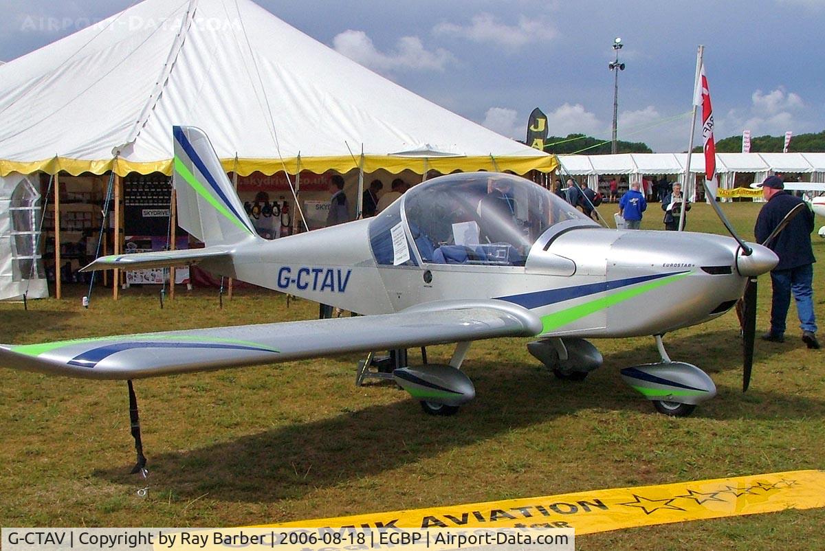 G-CTAV, 2004 Cosmik EV-97 TeamEurostar UK C/N 2129, Evektor EV-97 Eurostar [2004-2129] Kemble~G 18/08/2006