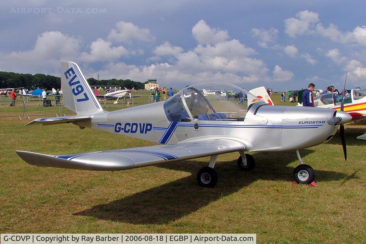 G-CDVP, 2006 Cosmik EV-97 TeamEurostar UK C/N 2521, Aerotechnik EV-97 Eurostar [2005-2521] Kemble~G 18/08/2006