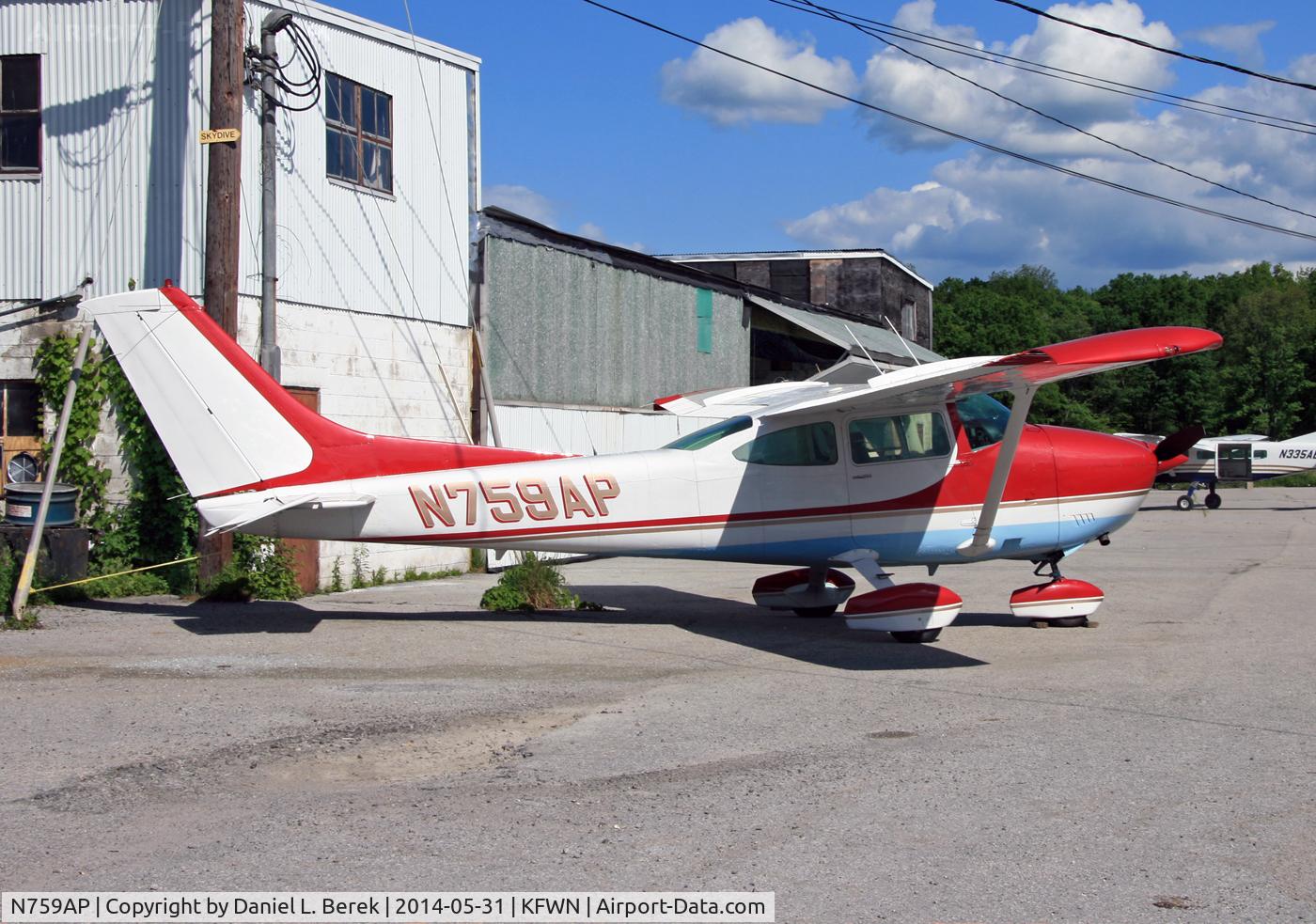 N759AP, 1977 Cessna 182Q Skylane C/N 18265841, Nice to find this 1977 Skylane at Sussex Airport.