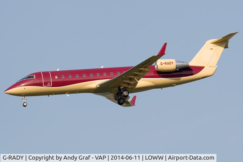 G-RADY, 2007 Bombardier Challenger 850 (CL-600-2B19) C/N 8081, CRJ850