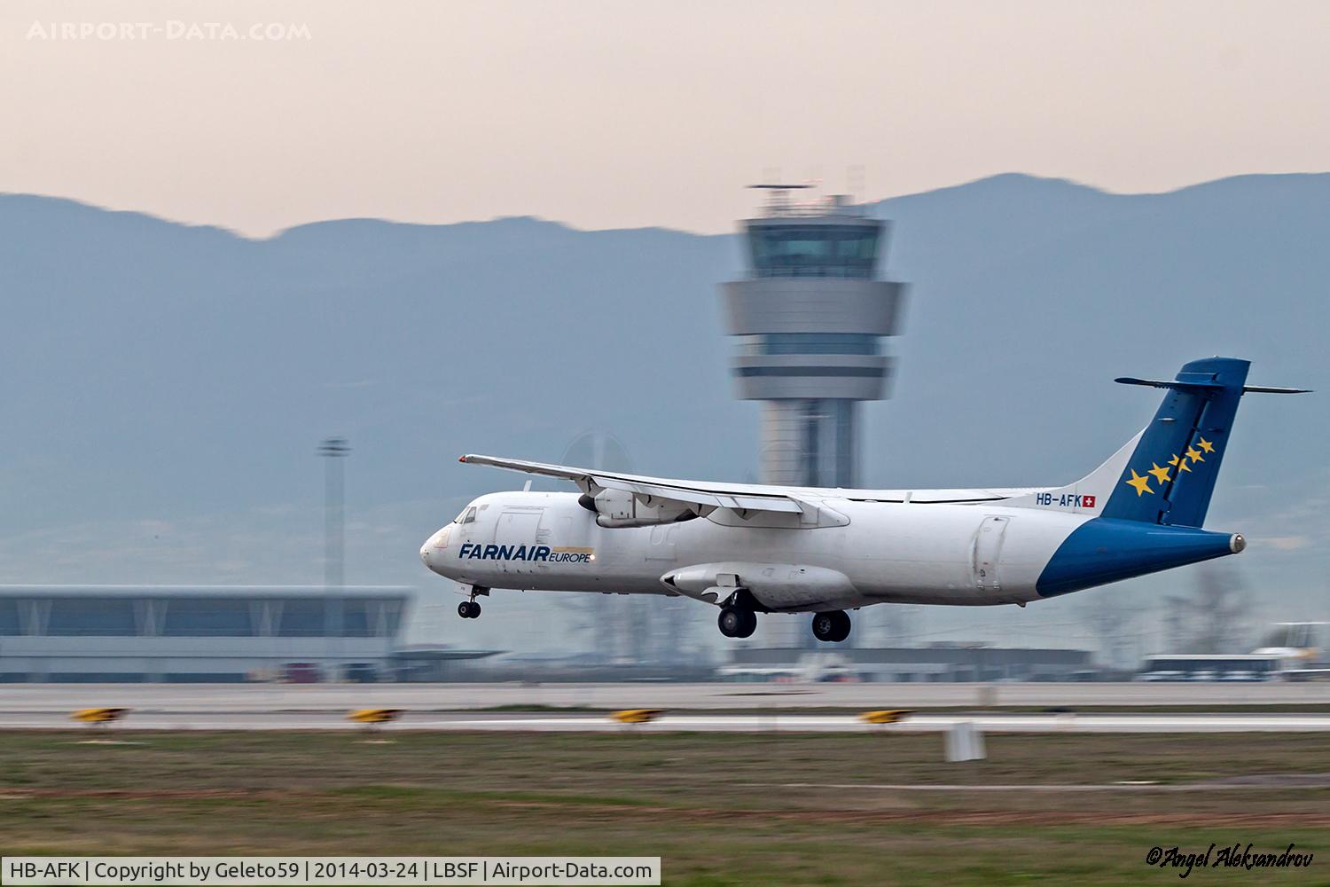 HB-AFK, 1991 ATR 72-202 C/N 232, RWY 09