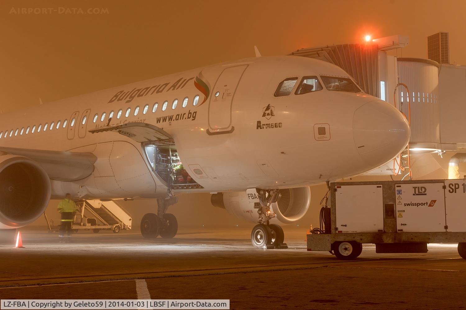 LZ-FBA, 2008 Airbus A319-112 C/N 3564, Gate B6