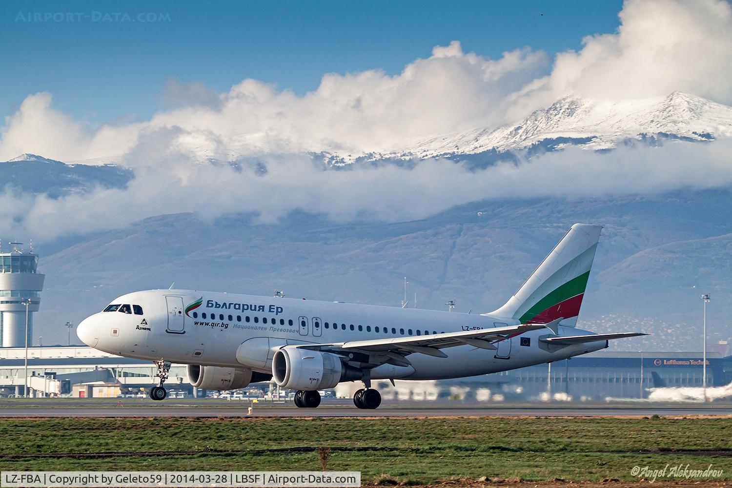 LZ-FBA, 2008 Airbus A319-112 C/N 3564, RWY 09