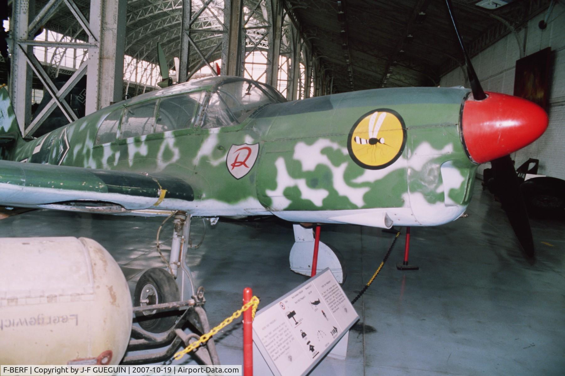 F-BERF, Nord 1002 Pingouin II C/N 184, Nord 1002 preserved in belgian Musée Royal de l'Armée.