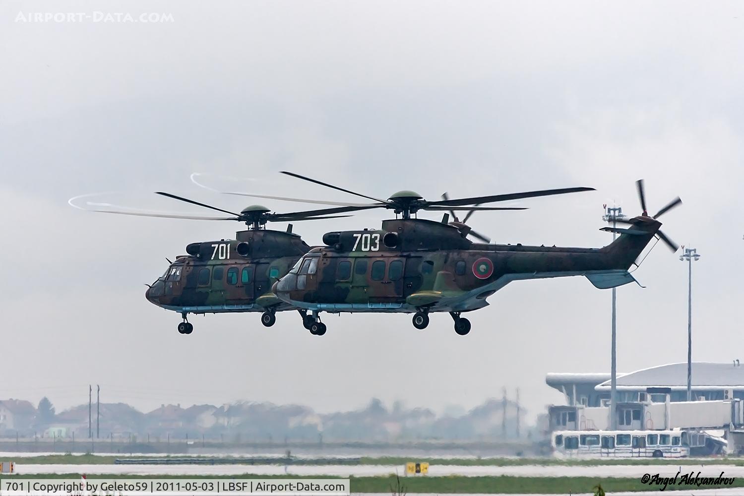 701, Eurocopter AS-532AL Cougar C/N 2649, RWY 09