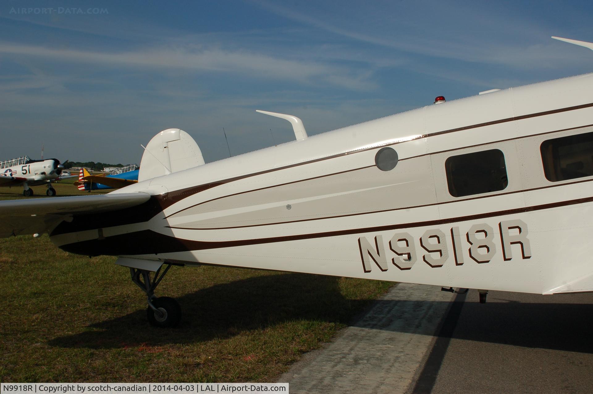 N9918R, 1960 Beech G18S C/N BA-521, 1960 Beech G18S, N9918R, at 2014 Sun n Fun, Lakeland Linder Regional Airport, Lakeland, FL